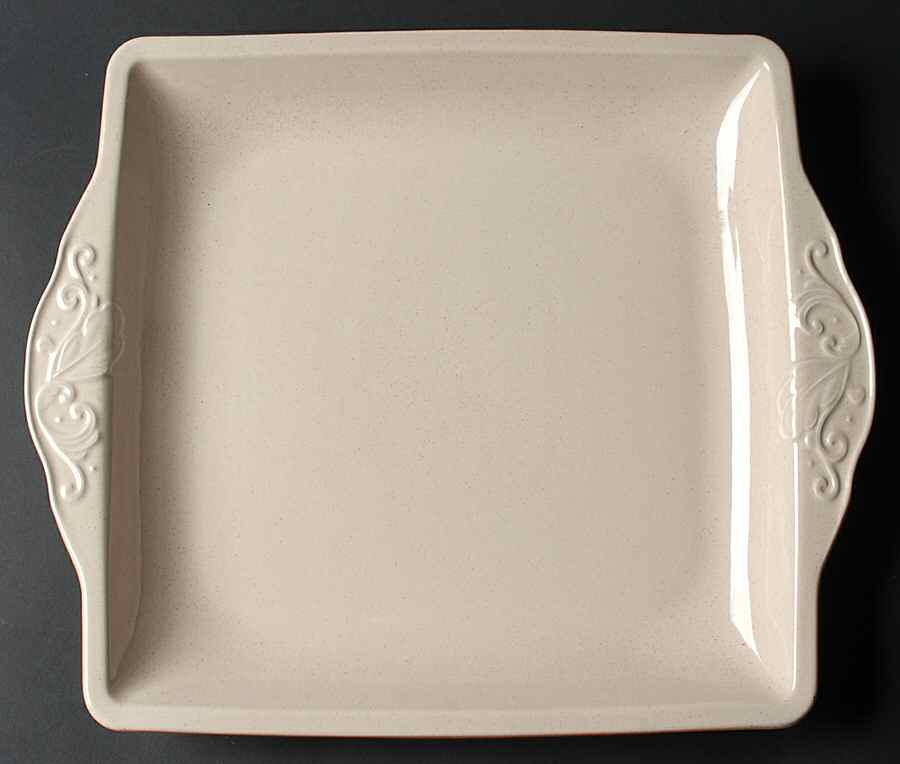 Weir in Your Kitchen Ginger 13" Square Serving Platter by Pfaltzgraff-1