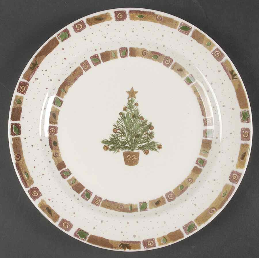 Natural Christmas Dinner Plate by Pier 1-1