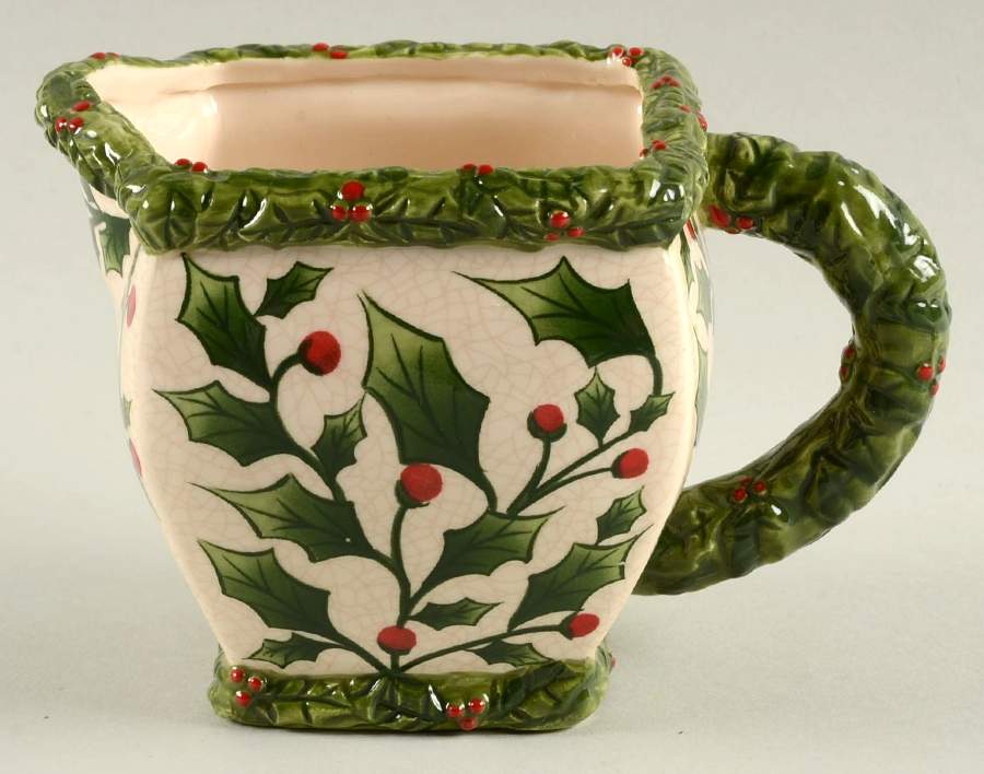 English Holly Creamer by Pacific Rim-1