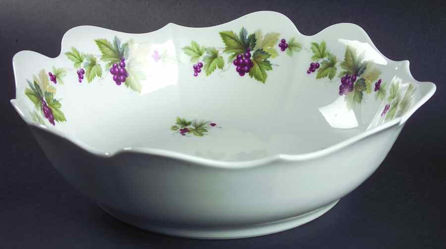 PDT6 10" Round Vegetable Bowl by Porcelaine d'Art-1