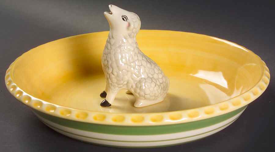 Circle of Kindness 9" Pie Baking Plate with Pie Sheep by Pfaltzgraff-1