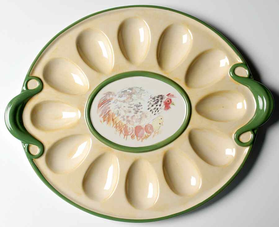 Circle of Kindness Deviled Egg Plate by Pfaltzgraff-1