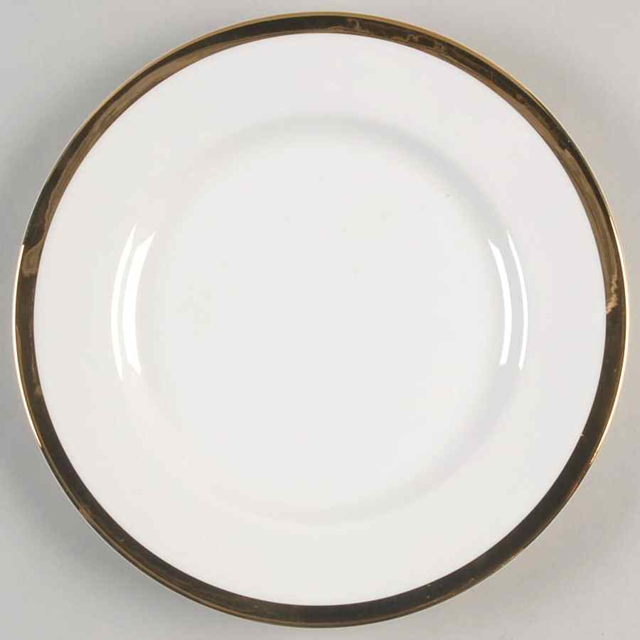 Gold Band Salad Plate by Pier 1-1