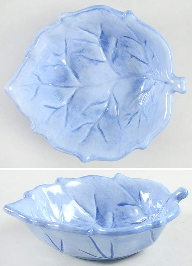 Studio Duet (Blue Green) 6" Leaf Bowl by Portmeirion-1