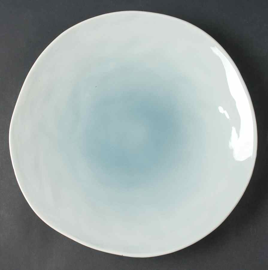 Cerchi Smoke Blue Dinner Plate by Pier 1-1