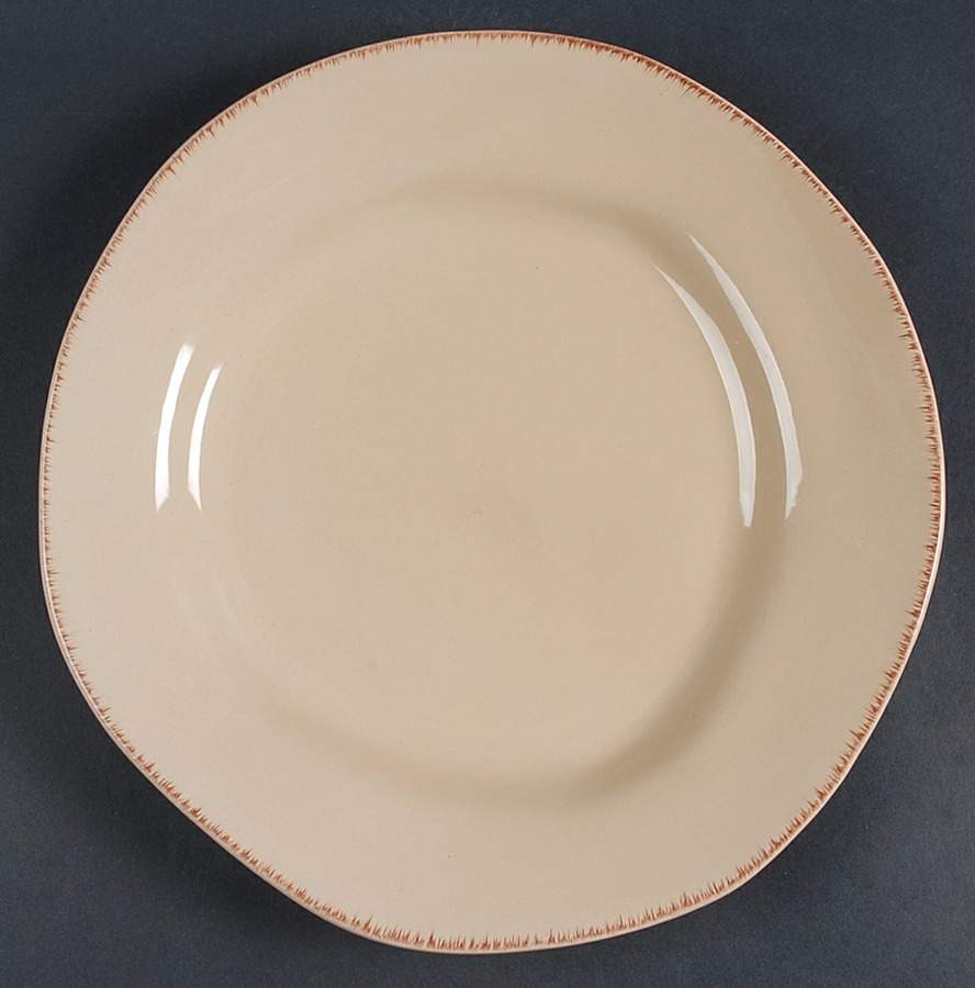 Elemental Sand Dinner Plate by Pier 1-1