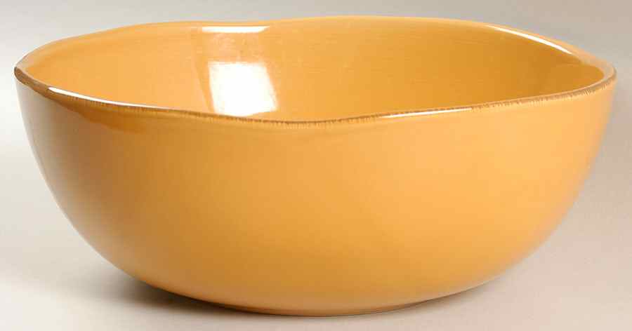 Elemental Honey 11" Round Serving Bowl by Pier 1-1