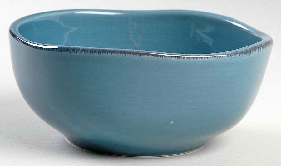 Elemental Smoke Blue Soup/Cereal Bowl by Pier 1-1