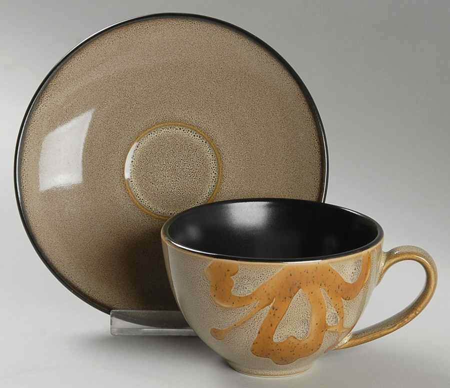 Kioko Flat Cup & Saucer Set by Pier 1-1