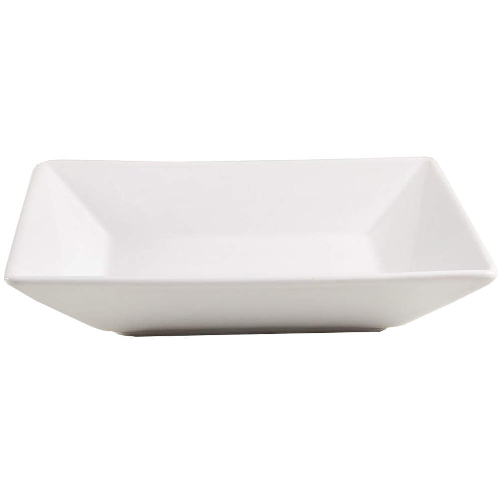 Quadrado White 8" Soup/Pasta Bowl by Pier 1-1
