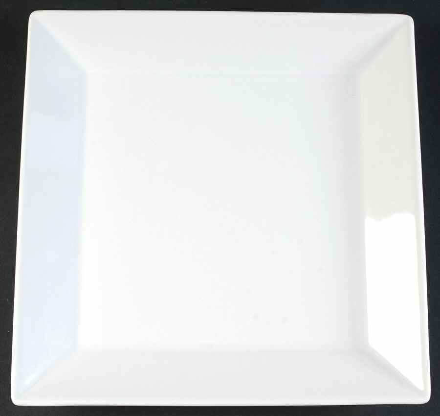 Quadrado White Dinner Plate by Pier 1-1
