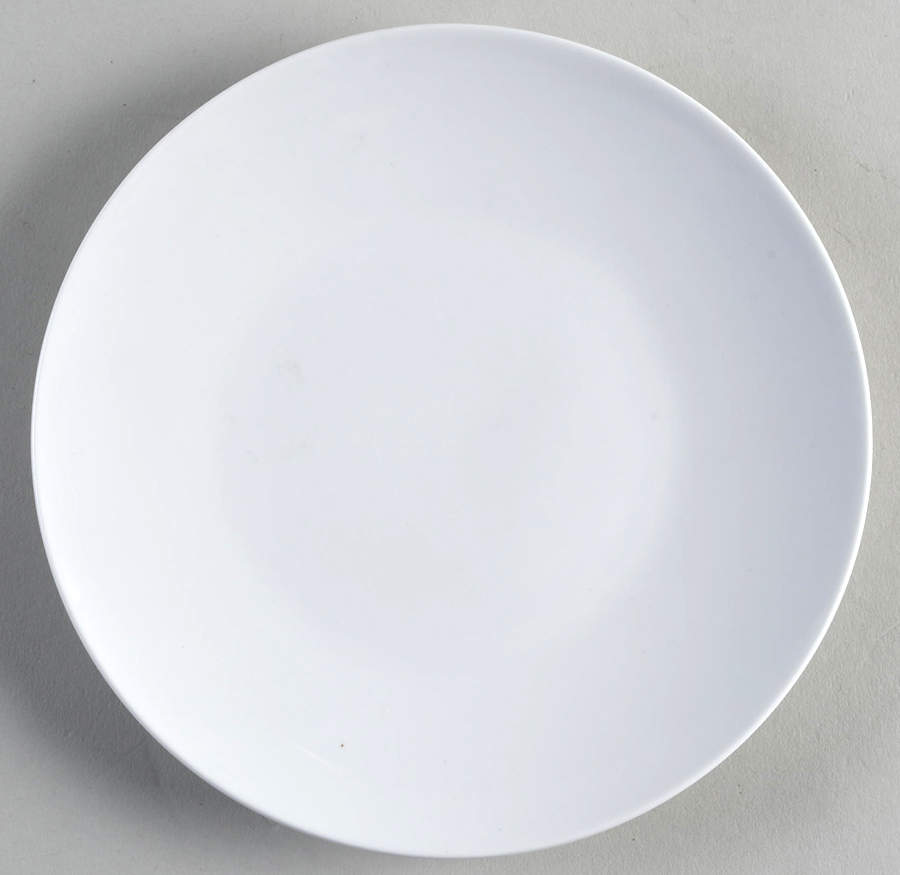Luminous White Bread & Butter Plate by Pier 1-1
