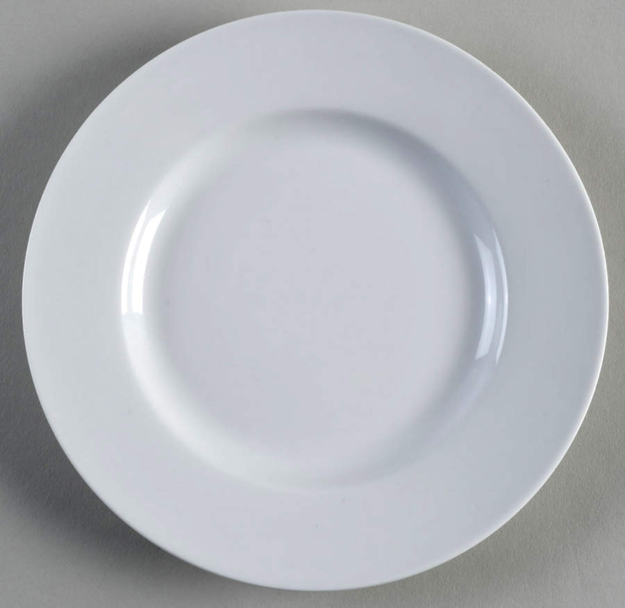 Luminous White Bread & Butter Plate by Pier 1-1