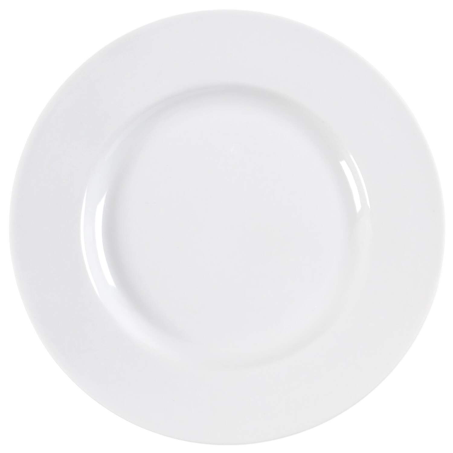 Luminous White Bread & Butter Plate by Pier 1-1