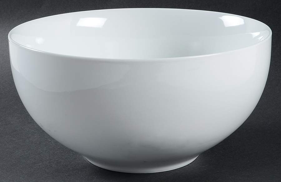 Luminous White 8" Round Serving Bowl by Pier 1-1
