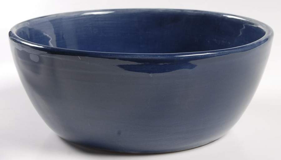 Sausalito Cobalt Blue 8" Round Vegetable Bowl by Pottery Barn China-1