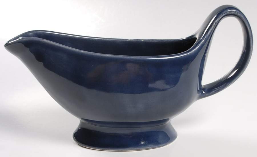Sausalito Cobalt Blue Gravy Boat by Pottery Barn China-1