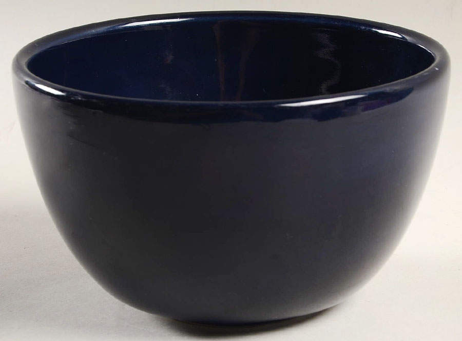 Sausalito Cobalt Blue Coupe Cereal Bowl by Pottery Barn China-1