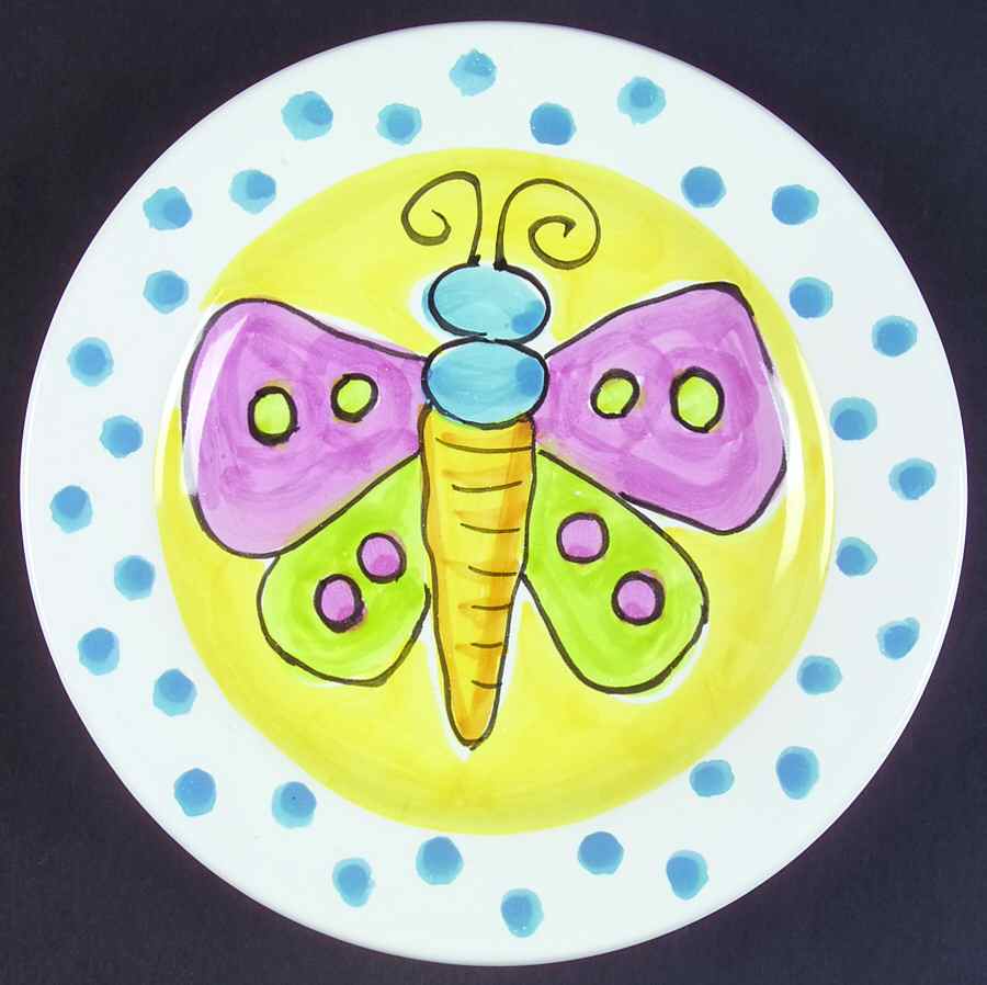 Wings and Things Salad Plate by Presenttense-1