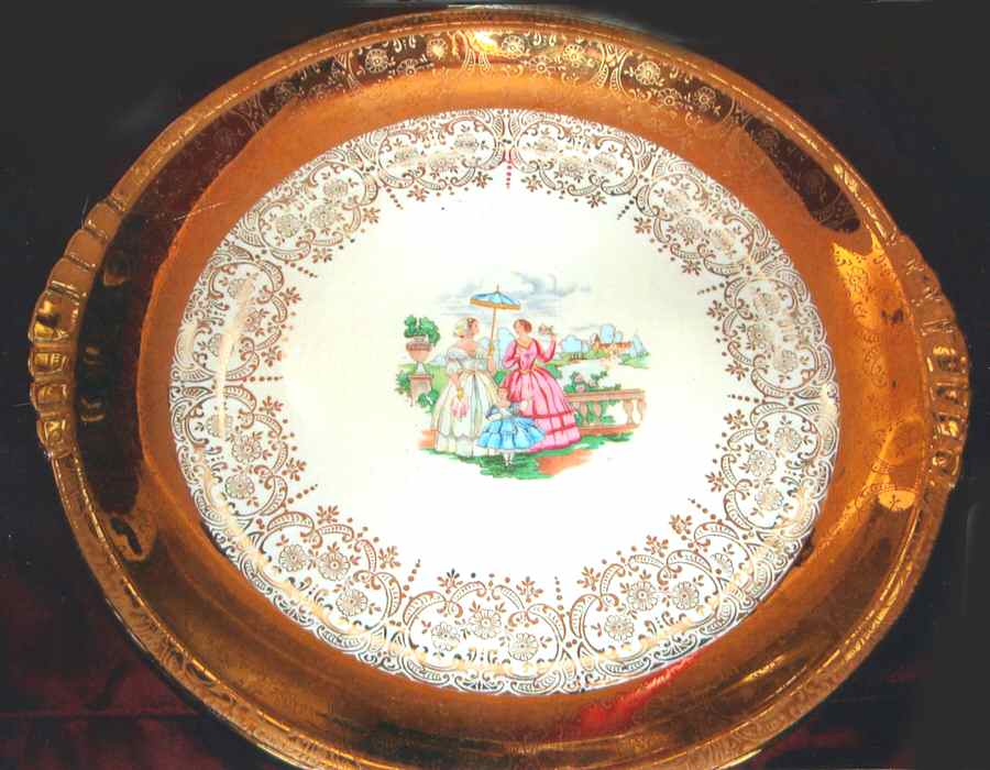 PCP232 Dinner Plate by Paden City-1