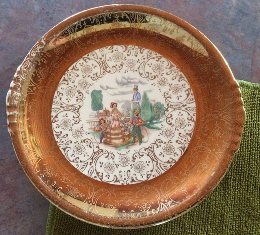 PCP232 Bread & Butter Plate by Paden City-1