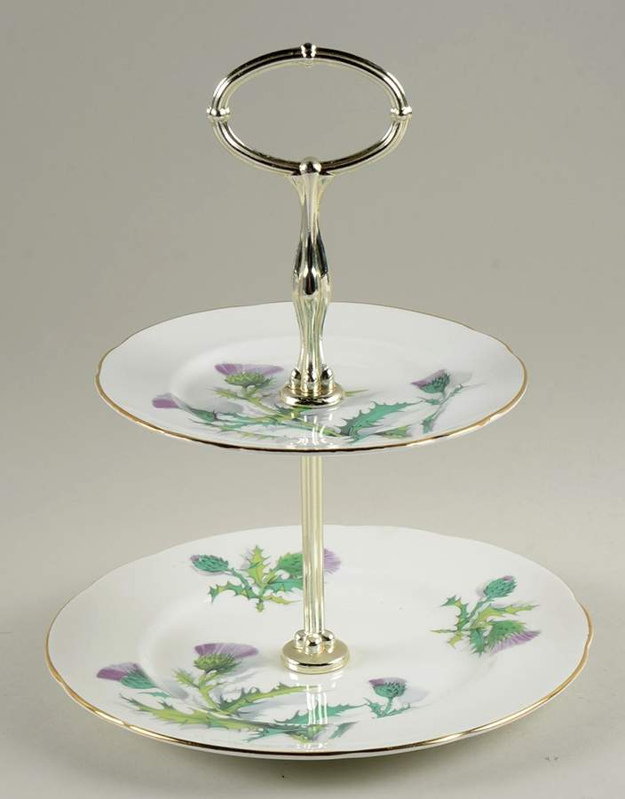 PAR141 2-Tiered Serving Tray (Salad & Bread/Butter Plate) by Paragon-1