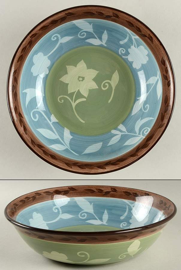 Patio Garden 9" Round Vegetable Bowl by Pfaltzgraff-1