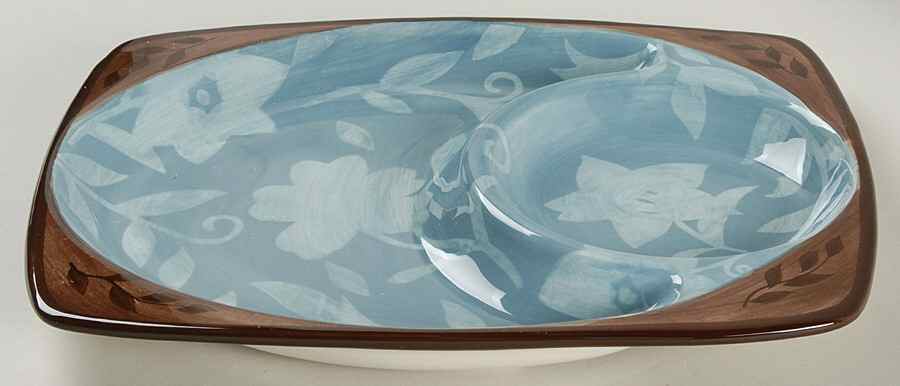 Patio Garden 11" Rectangular Snack Tray by Pfaltzgraff-1