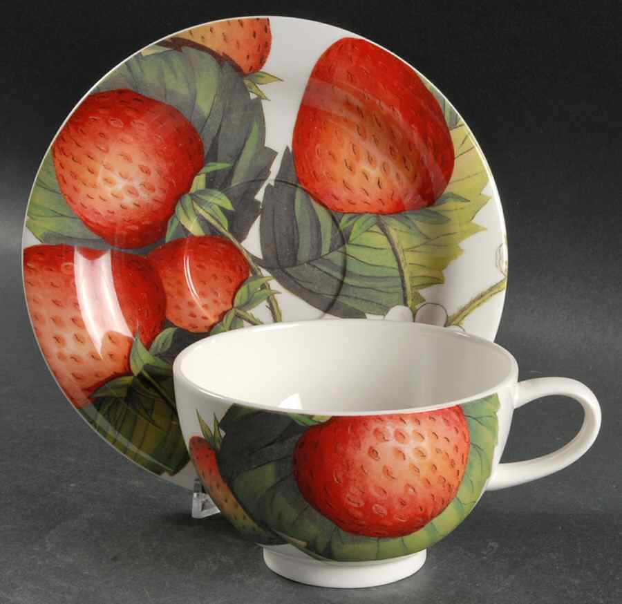 Eden Fruits Breakfast Cup & Saucer Set by Portmeirion-1