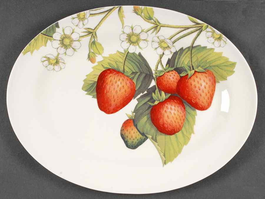 Eden Fruits 15" Oval Serving Platter by Portmeirion-1