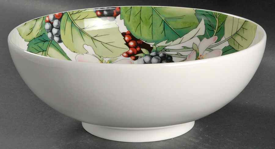 Eden Fruits 9" Salad Serving Bowl by Portmeirion-1