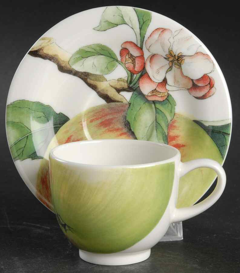 Eden Fruits Espresso Cup and Saucer Set by Portmeirion-1