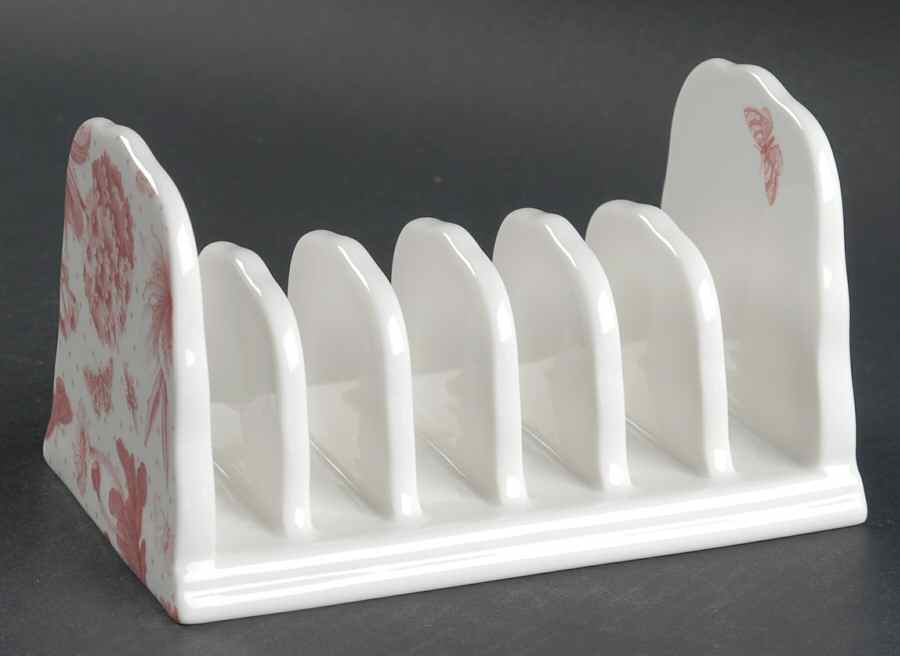 Botanic Pink Toast Server-6 Slice by Portmeirion-1