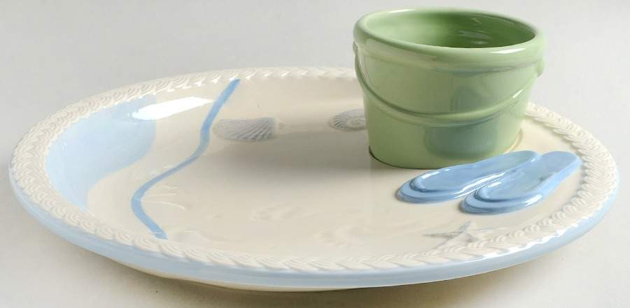 Beachcomber Chip/Dip Set (2 Piece) by Pfaltzgraff-1