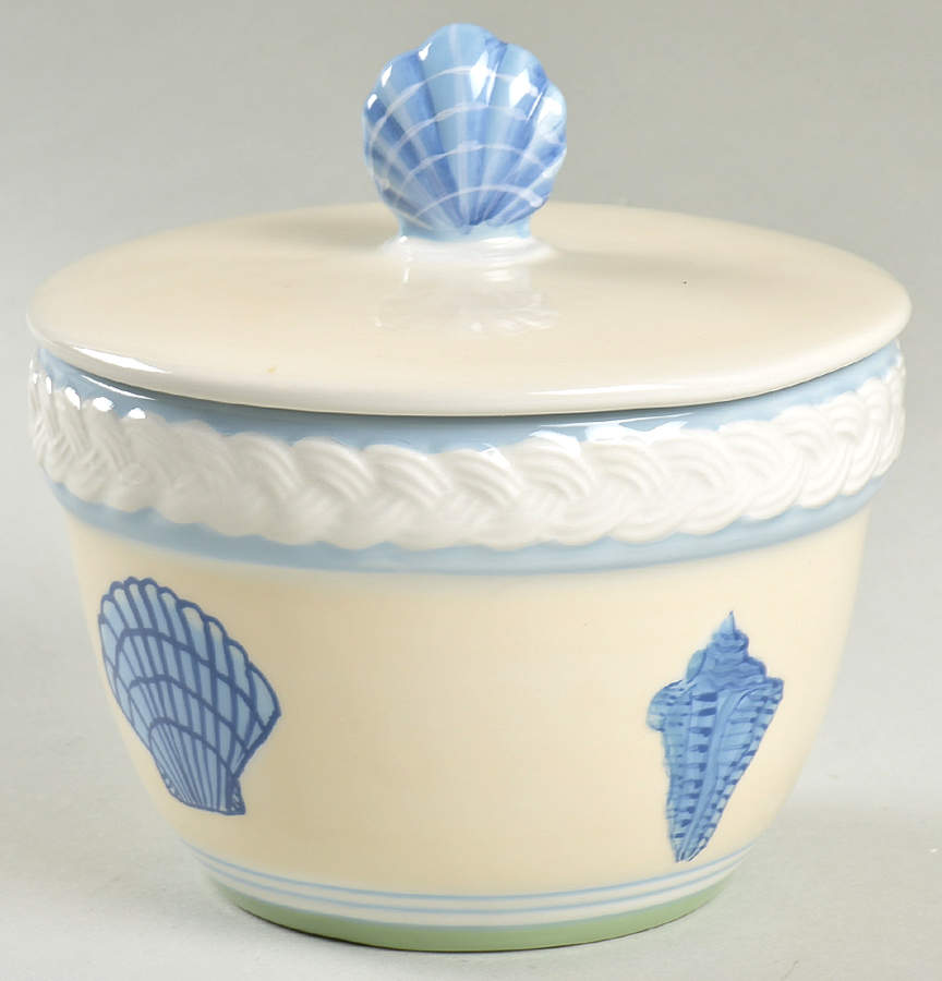Beachcomber Sugar Bowl & Lid by Pfaltzgraff-1