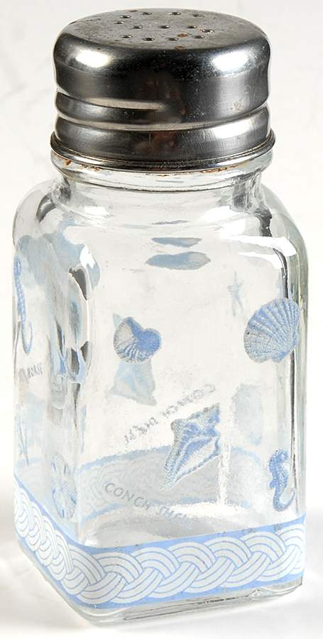 Beachcomber Glassware Salt Shaker & Lid by Pfaltzgraff-1