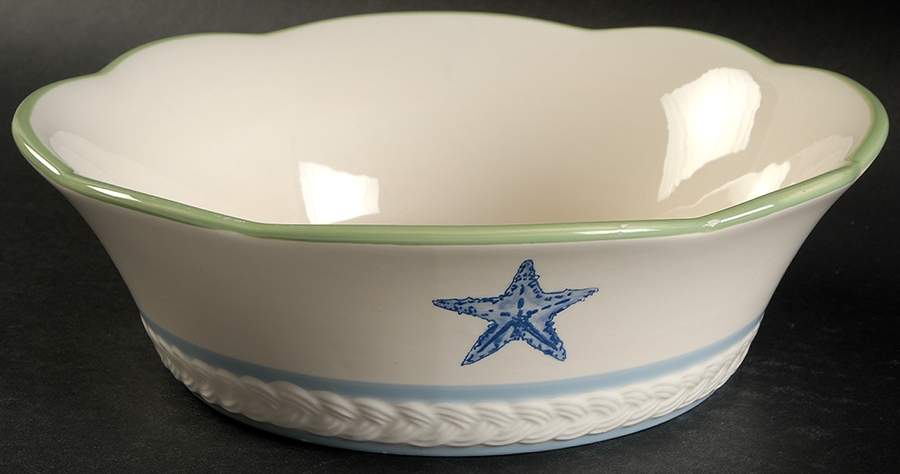 Beachcomber 8" Round Vegetable Bowl by Pfaltzgraff-1