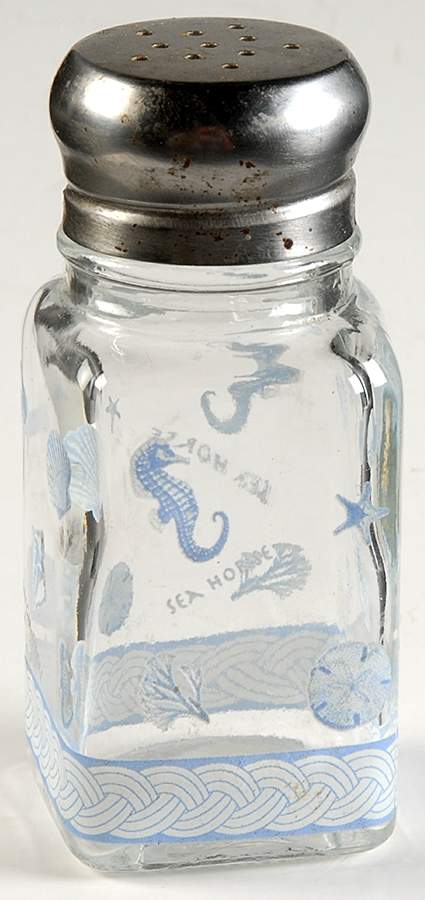 Beachcomber Glassware Pepper Shaker & Lid by Pfaltzgraff-1