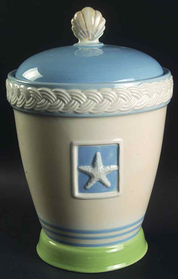 Beachcomber Large Canister & Lid by Pfaltzgraff-1