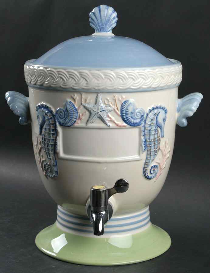Beachcomber Beverage Crock & Lid by Pfaltzgraff-1