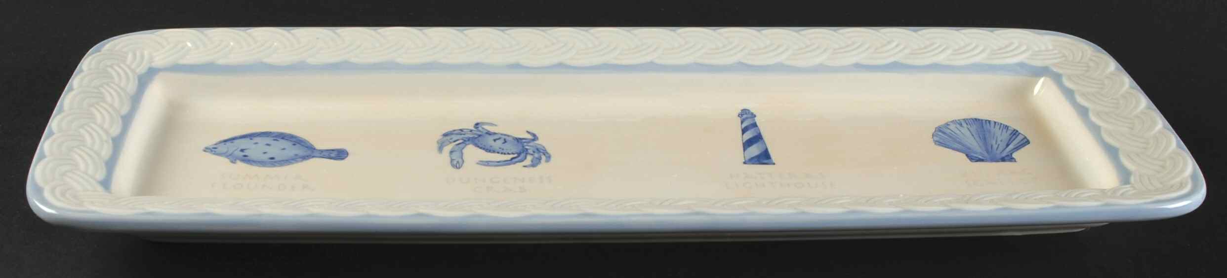Beachcomber 16" Rectangular Serving Platter by Pfaltzgraff-1