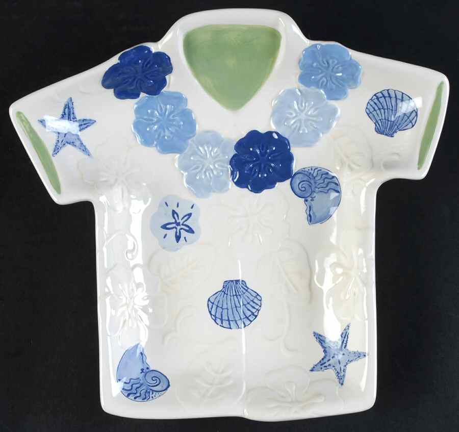 Beachcomber Hawaiian Shirt Plate by Pfaltzgraff-1