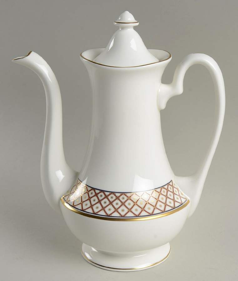 St Petersburg Tea/Coffee Pot & Lid by Pickard-1