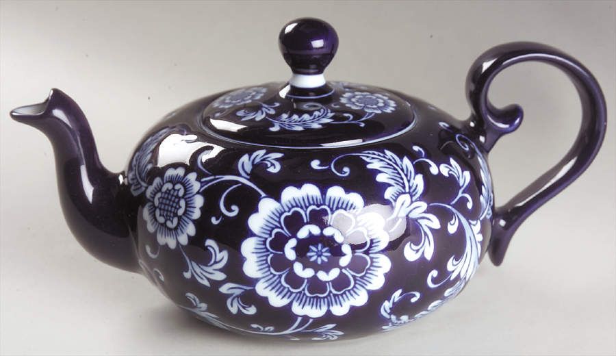 Mandarin Teapot & Lid by Pier 1-1