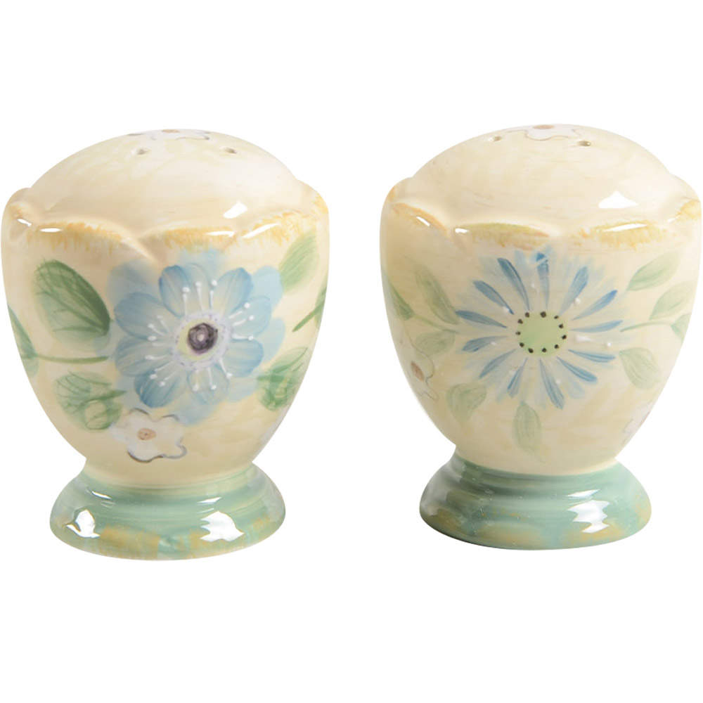 Vintage Floral Salt & Pepper Set by Pfaltzgraff-1