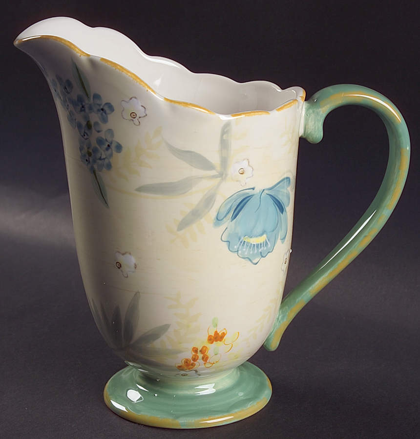 Vintage Floral 64 Oz Pitcher by Pfaltzgraff-1