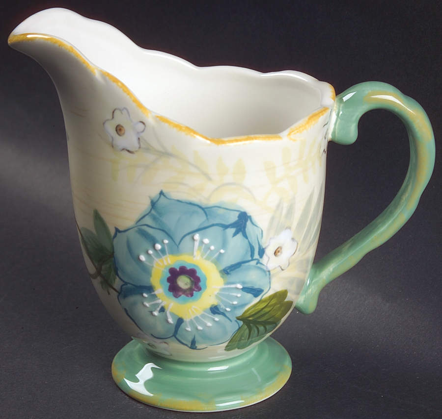 Vintage Floral Creamer by Pfaltzgraff-1