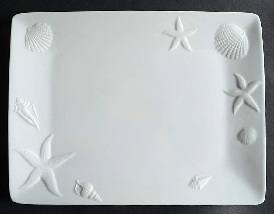 Seashore 16" Rectangular Serving Platter by Pottery Barn China-1
