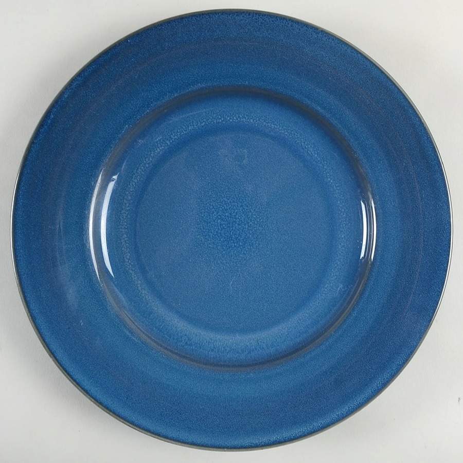 Alpine Blue Dinner Plate by Pier 1-1