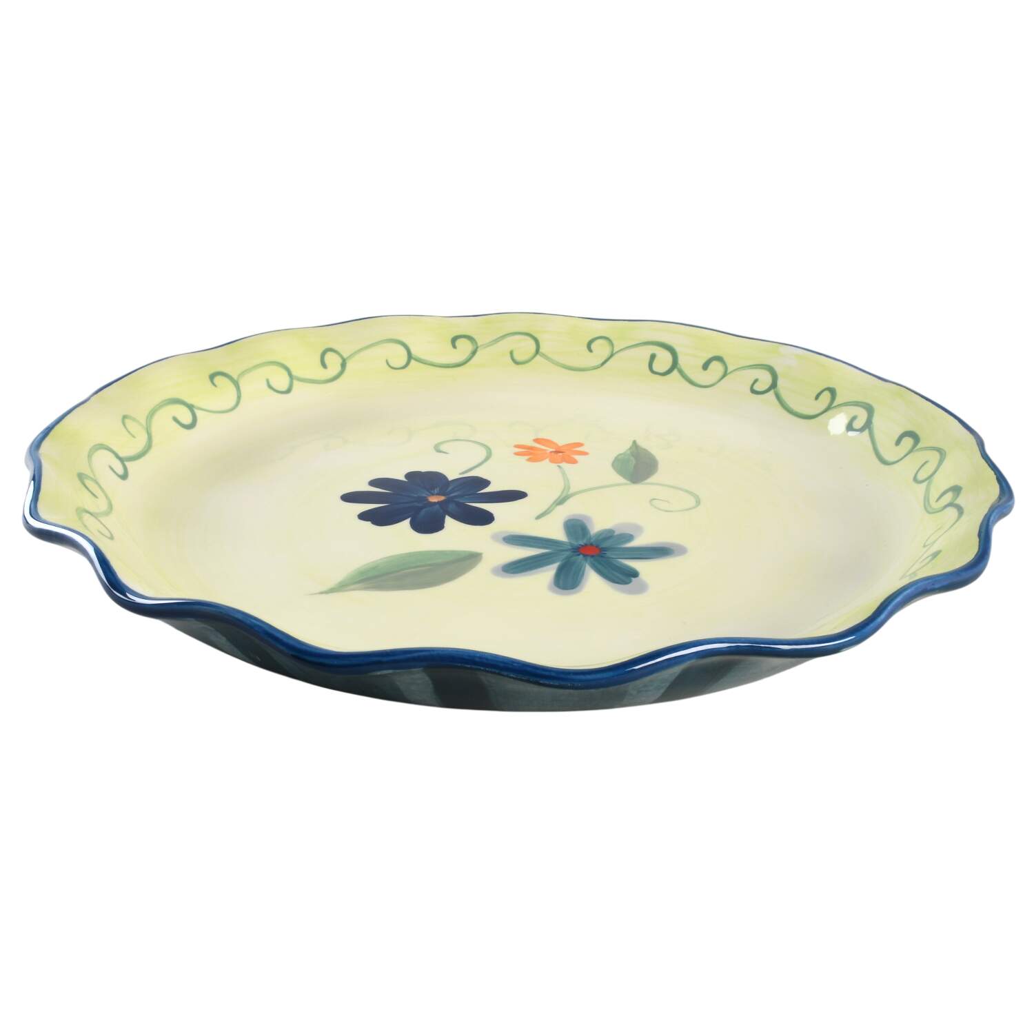 Verona Chip Bowl/Plate for Chip & Dip Set by Pfaltzgraff-1